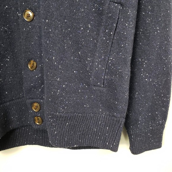 J. Crew DONEGAL Bomber Lambs Wool Blend Cardigan Sweater Men's M Retail $198 - Picture 5 of 9